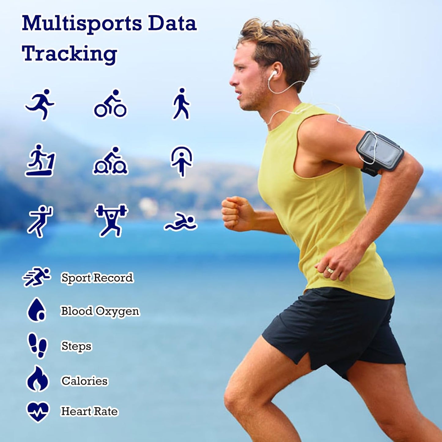 Smart Ring Health Tracker - Gold