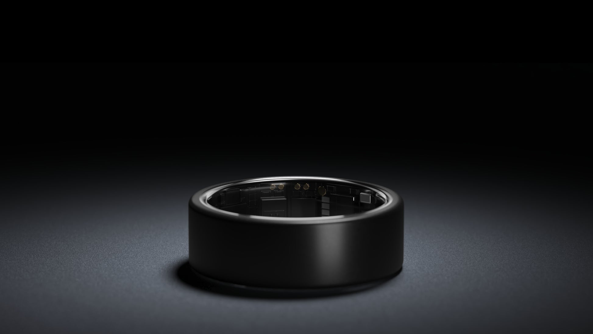 Smart Ring Health Tracker - Black