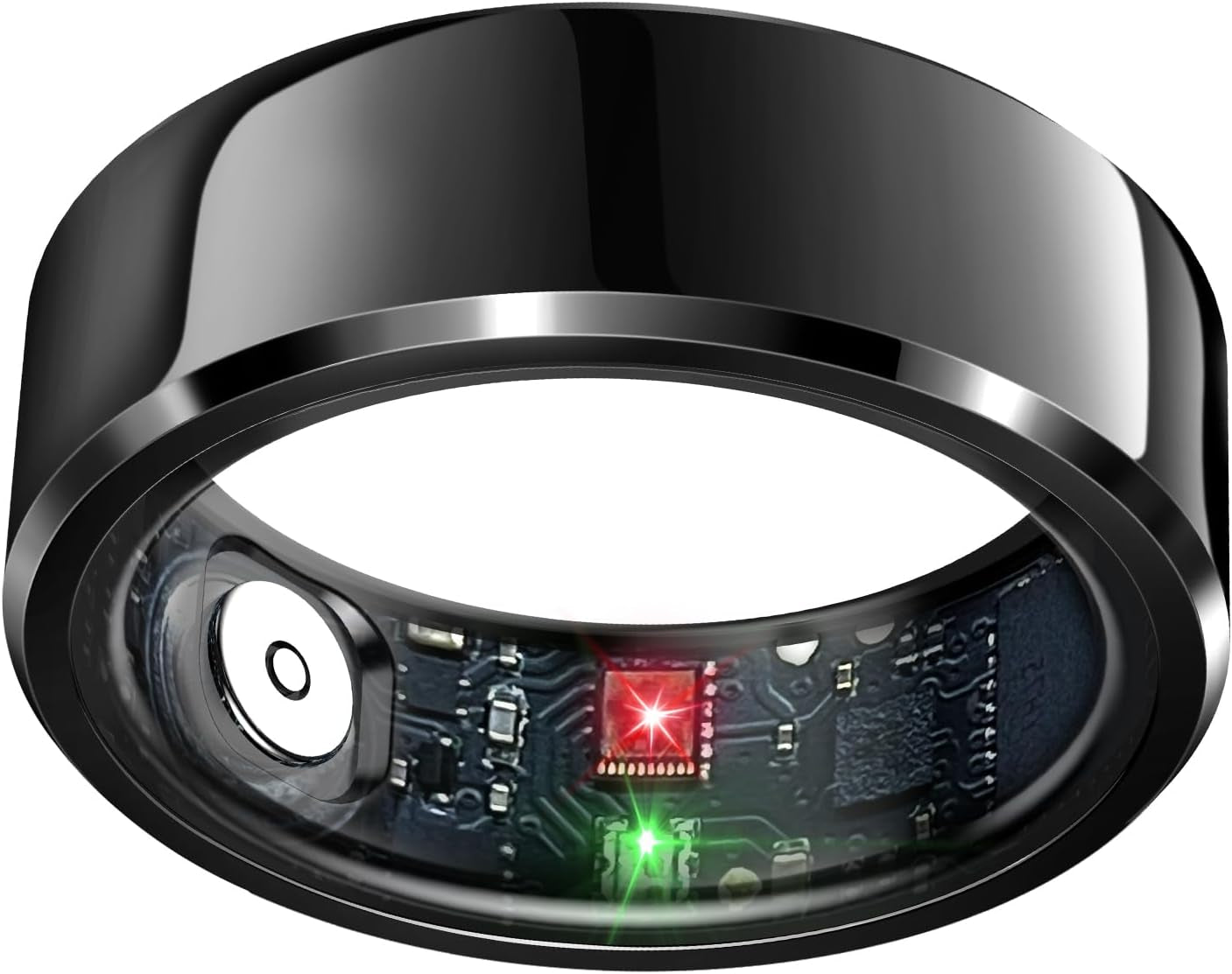 Smart Ring Health Tracker - Black
