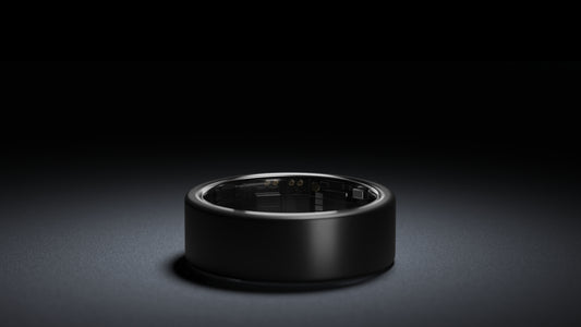 Smart Ring Health Tracker - Black