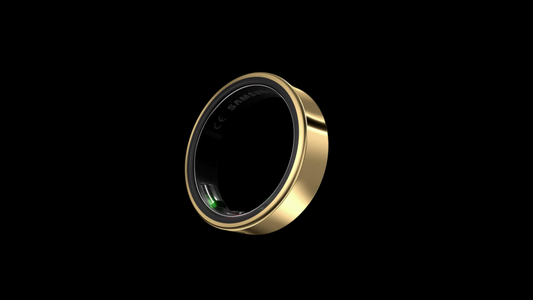 Smart Ring Health Tracker - Gold